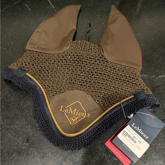 LeMieux NWT Fly Bonnet Alpine Large - Picture 2 of 6